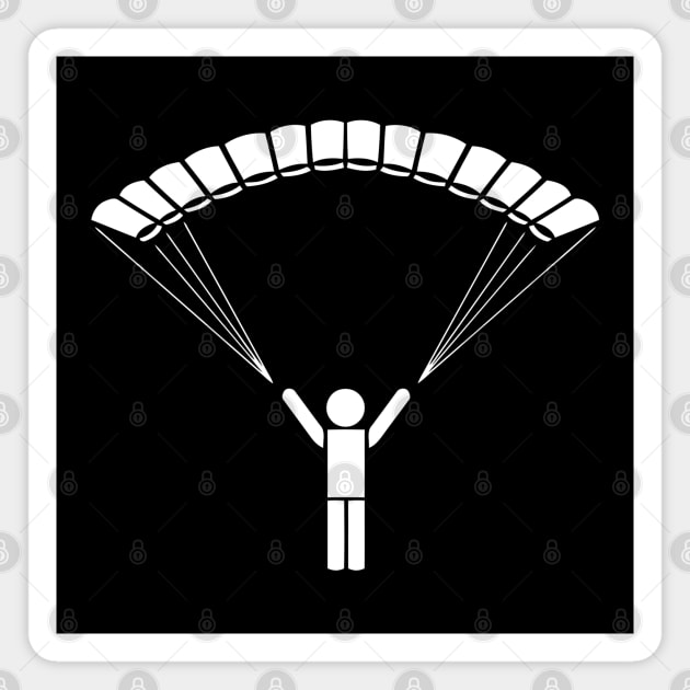 Mod.2 Paratrooper Skydiving Skydive Freefly Magnet by parashop